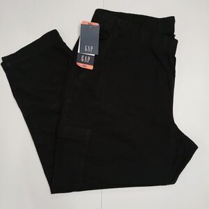 GAP Women's Twill Black Cargo Pant Size XXL New With Tags